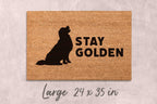 Funny Golden Retriever Doormat - Custom Dog Lover Welcome Mat