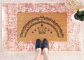 Speak Friend and Enter Doormat, Funny Geek Door Mat (Natural Coir)