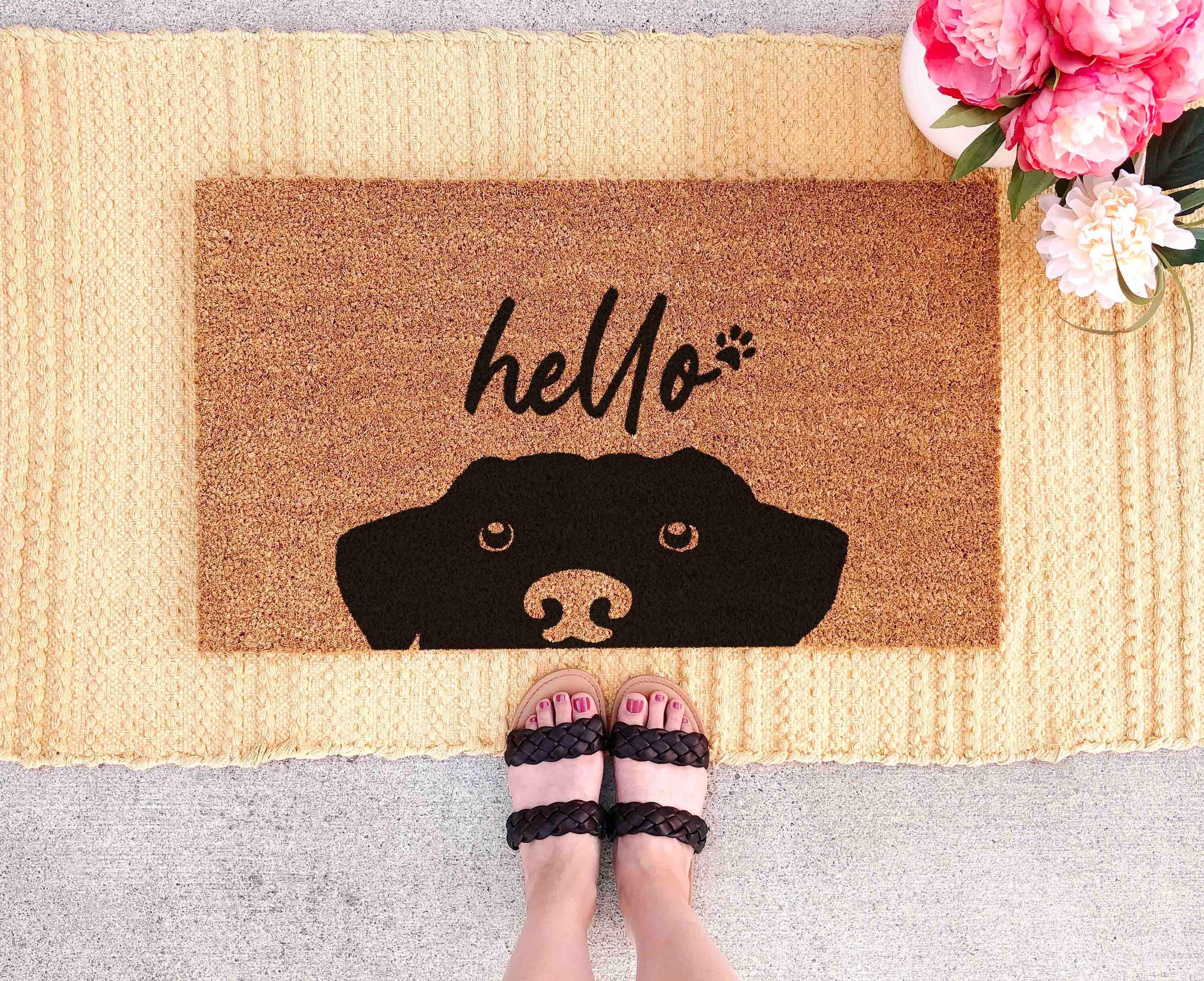 Dog Gift for Dog Owner Doormat Funny Doormat Dog Door Mat Dog Welcome Mat Dog Gift Unique Gift Dog Lover Gift Dog Owner Dog Doormat Cute Dog