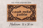 Irish Doormat - Céad Míle Fáilte, Natural Coir Welcome Mat