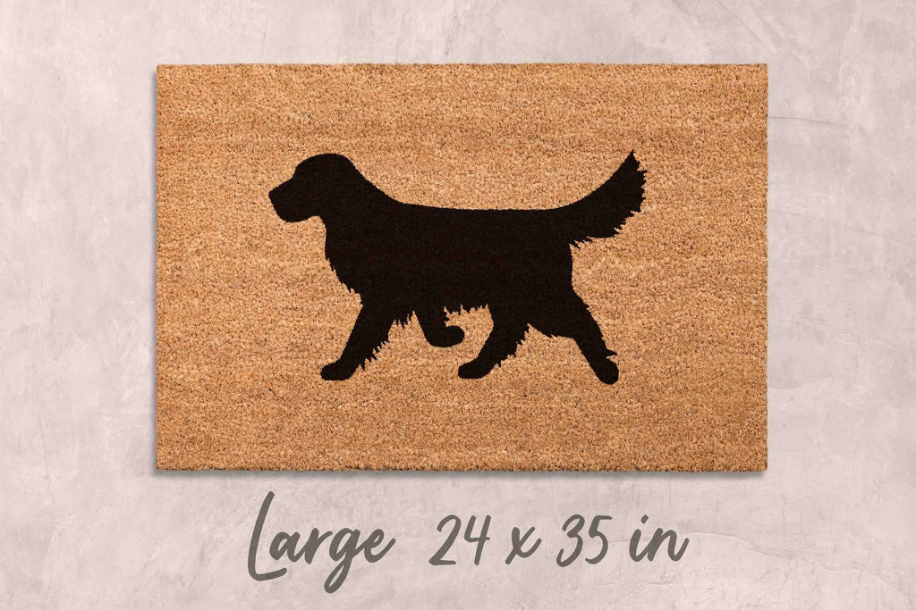 Retriever Doormat: Funny Dog Owner Gift (Coir Mat)