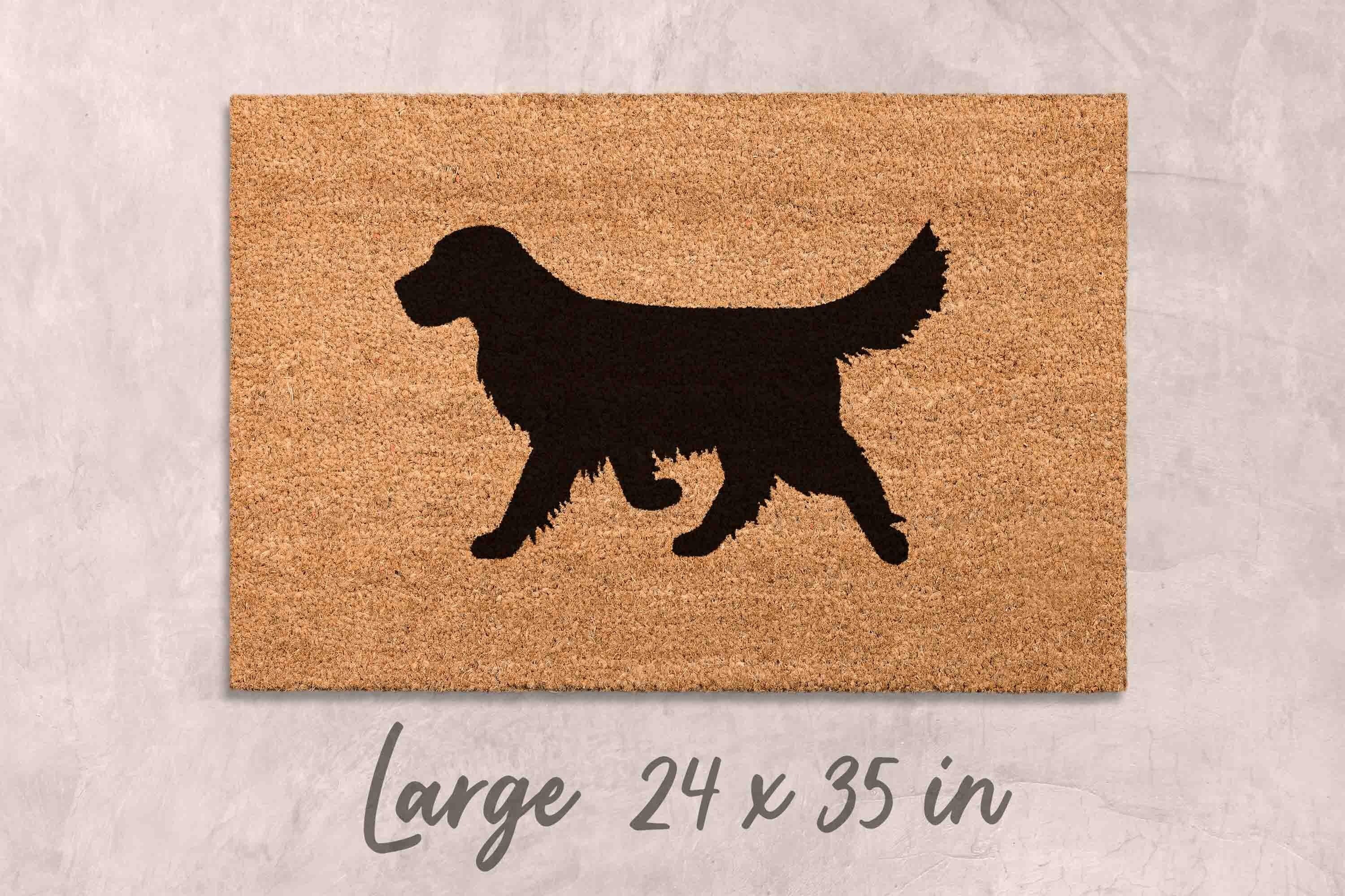Retriever Doormat: Funny Dog Owner Gift (Coir Mat)