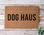 Dog Doormat: Funny Welcome Mat - Coir, Latex Backing