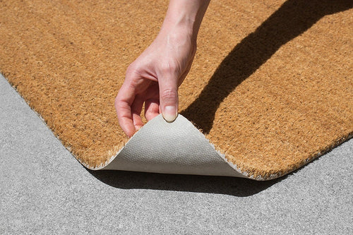 Bear Welcome Mat - Natural Coir with Latex Backing