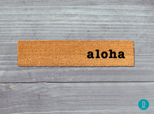 Aloha Skinny Doormat