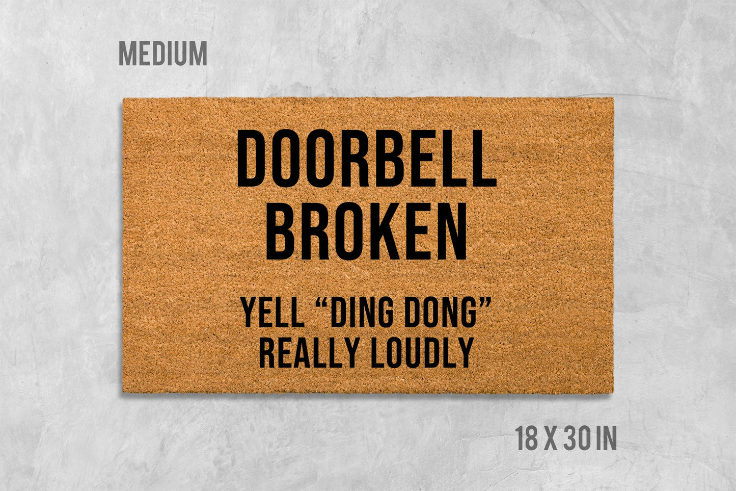 Doorbell Broken, Yell "Ding Dong" Really Loudly